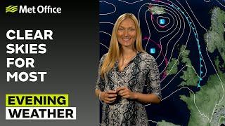 12/08/24 – Clear night following thunderstorms – Evening Weather Forecast UK – Met Office Weather