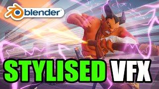 How I create stylised 2D VFX in Blender