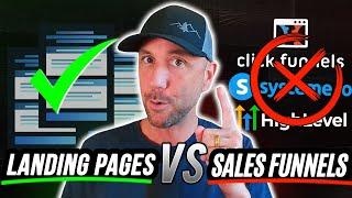 Landing Page vs Sales Funnel -What's Best In 2024?