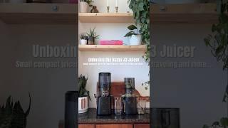 Unboxing the Nama j3 juicer! Small compact juicer for small spaces and more details in comments…