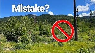 HUGE Montana Land Buying MISTAKES