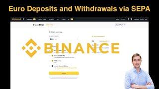 Binance enables Euro Deposits and Withdrawals via SEPA (Bank Transfer) again 