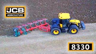 Tractors at work | Ploughing | JCB FASTRAC 8330