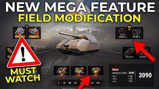 BIG NEW FEATURE  Field Modification | World of Tanks Field Modification New Equipment System