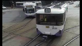 Două tramvaie s-au ciocnit la Timișoara