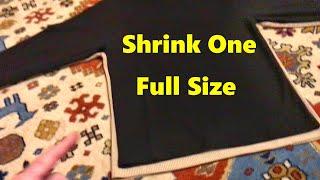 Shrink a Shirt One Full Size (65% Cotton35% Poly) How to