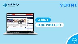 Blog Post List+ Widget Product Highlight | Products for Verint