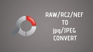 How to convert raw to jpeg | Easy Way | Non Professional