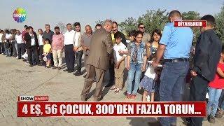 4 eş, 56 çocuk, 300'den fazla torun...