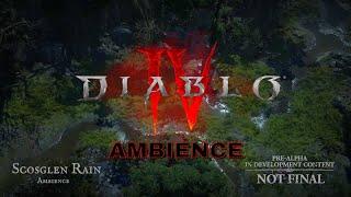 Scosglen Rain Diablo 4 Ambience | Relaxing Game Atmosphere