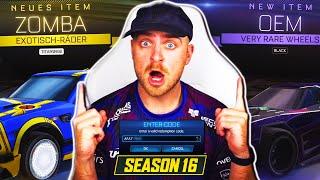 *NEW* SEASON 16 REDEEM CODE in Rocket League & The Most INSANE Luck in 2024...