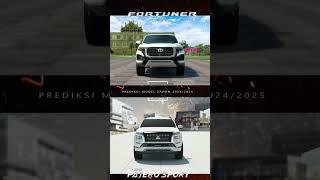 begini tampang pajero vs fortuner white 2025  #arogan #pajero 2024 #fortuner2024