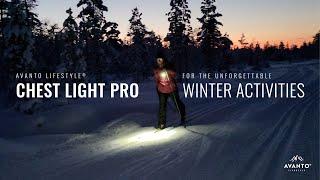 Avanto Lifestyle Chest Light PRO Handsfree Flashlight for Your Winter Activities