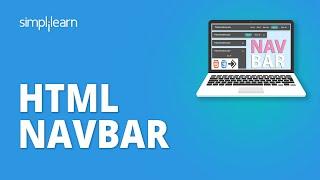 HTML Navigation Bar Tutorial | HTML Navbar | How To Create Navigation Bar In HTML | Simplilearn