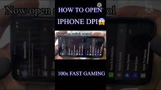 How to increase iphone dpi for better gaming experience #shorts