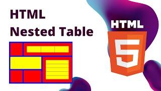 Nested table in html ?