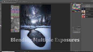 Photoshop daytime images into night