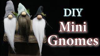 DIY Mini Gnomes | How To Make Tiny Gnomes | DIY Easy Standing Gnomes