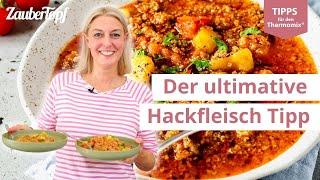 Nie wieder matschiges Hackfleisch – der ultimative Tipp | Thermomix® Tipps