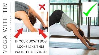 Downward Dog -  Learn How to Fix & Align Your Downward Facing Dog Pose | Yoga With Tim
