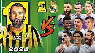 2024 Al ittihad Benzema VS REALMADRID Legends (Ronaldo-Ramos-Bale)#video #football