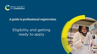 Eligibility and getting ready to apply for professional registration