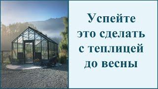 Теплица зимой. Надо ли открывать двери и забрасывать снег?