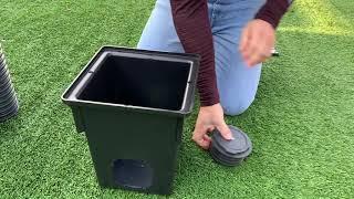 How to assemble the RELN Catch Basin Drainage Kit
