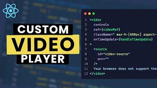 Custom Video Player Controls with React