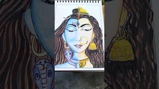 Shiv sakti drawing  #viral #Shorts