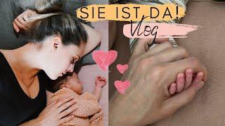 VLOG | UNSERE TOCHTER IST DA! | Letzte Tage davor, Geburt, Wochenbett | Wie geht es uns?