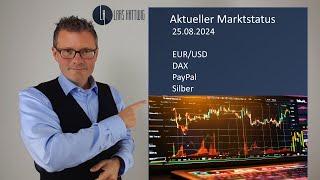 Aktueller Marktstatus EURUSD - DAX - PayPal - Silber