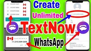 Textnow  Working area code for Whatsapp & How to received otp not working in Textnow update version