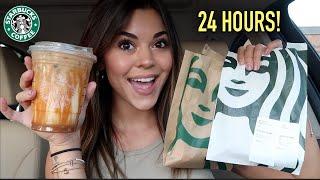 I ONLY ATE STARBUCKS FOOD FOR 24 HOURS! | Steph Pappas