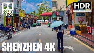 Driving trip in Shenzhen, China, Shenzhen street view 4K HDR