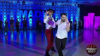 Improv West Coast Swing - Ben Morris & Emeline Rochefeuille - MADjam 2023 Champions Strictly