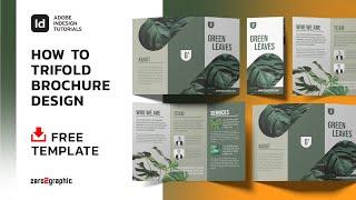 How to Trifold Brochure Design in Adobe Indesign CC