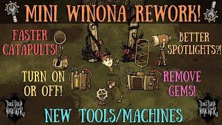 Don't Starve Together But Winona Got Reworked... Again! - New Machines, Tools And More! [MOD]