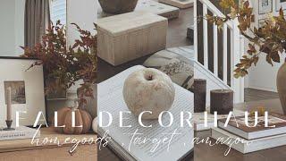 Fall Decor Haul & Style With Me || Fall Decorating Ideas || HomeGoods, Etsy, Target & Hobby Lobby