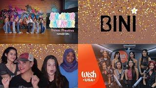 BINI : ‘Salamin, Salamin’ Dance Practice | Wish Bus | Reaction!