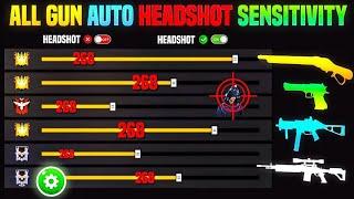 Free Fire Auto Headshot Tricks 2025 Sensitivity | 2gb,4gb,8gb,12gb Ram Headshot Sensitivity Trick 