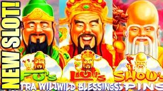 NEW SLOT! FORTUNE SLIDES! FU LU SHOU TREASURES Slot Machine (EVERI)