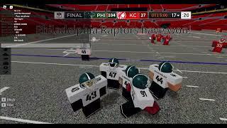 We scored 100+ points in NFL Super Bowl rematch in Football Fusion 2 (Roblox)