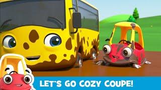 Buster & Cozy Play in Muddy Puddles | And More Kids Videos! | Cozy Coupe - Cartoons for Kids