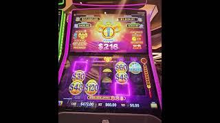 $60 BET BIG JACKPOT HANDPAY WIN MASTER DA DANG JIA BONUS - ENCHANTED PRINCESS CRUISE - $2 Denom