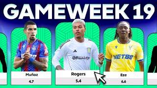 FPL PLAYERS TO BUY | GW19 