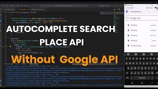 Flutter Location Search Autocomplete | Google Place API Alternative