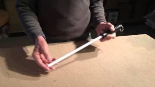 Demo on how to sharpen knives with the Idahone Ceramic Honing Rod