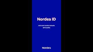 Nordea ID -sovelluksen aktivointi QR-koodilla | Nordea Pankki