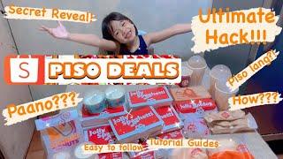 SHOPEE PISO DEALS Ultimate Hack! + Easy to follow Tutorial Guide (secret reveal) | Mallorees Diaries